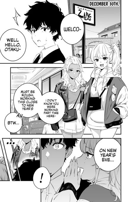 @shirox_em Temptation of Shiro Gal &amp; Kuro Gal by @shirox_em
Chapter 20 - Happy New Year! [EnglishTL/英訳!]

(In collaboration with @SkyeKurisu) 