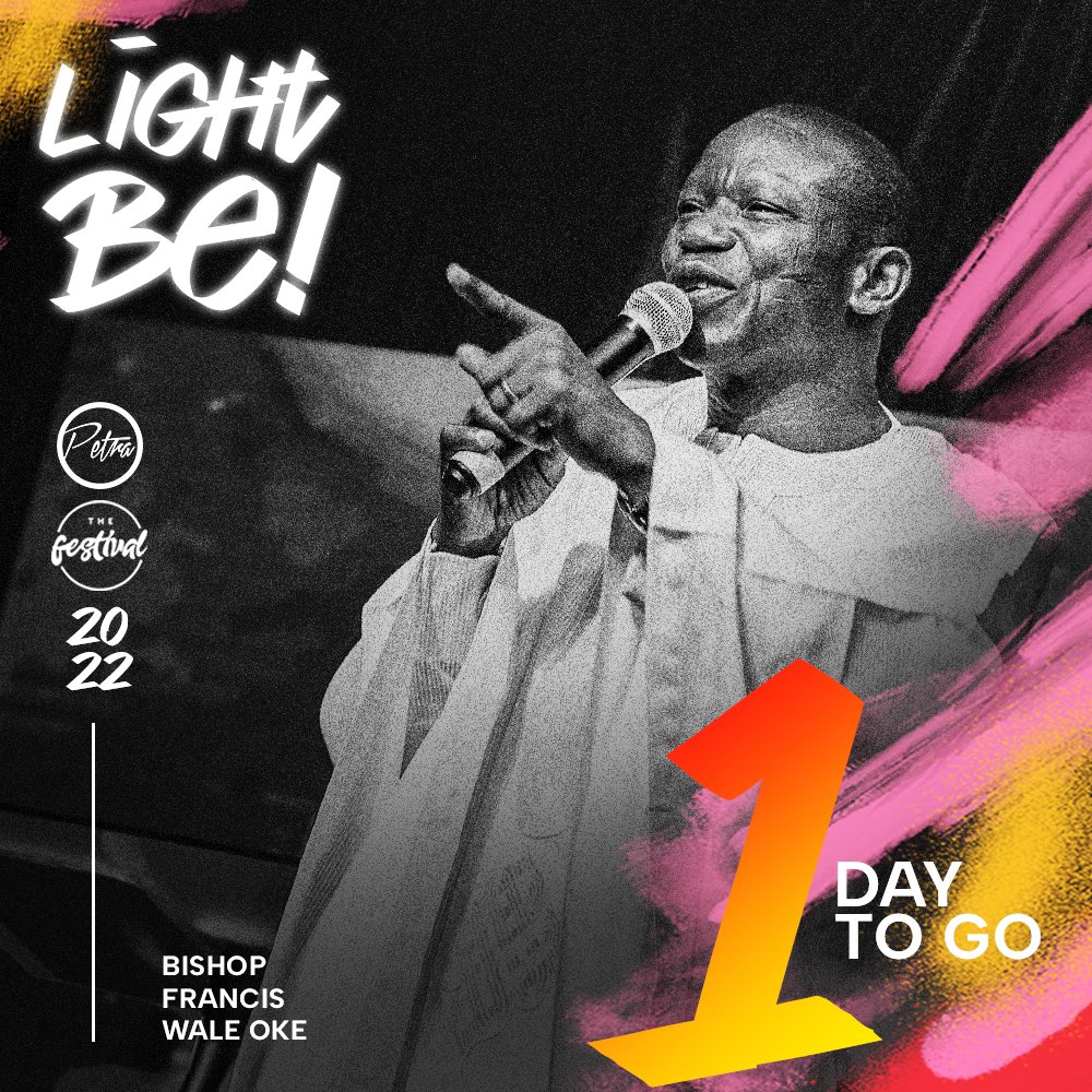 petraccglobal's tweet photo. The βDay of Visitationβ is almost here. Just one more night! Your light has come!
βββββββββ
The Festival 2022
Light Be!!!
Wed, Nov 30th - Sun, Dec 4th
5:30pm (Wed);
8am/5:30pm (Thurs-Sat);
8am (Sun).
#TheFestival2022 #LightBe #PetraChristianCentre #PetraCCGlobal #Abuja https://t.co/3ufpirfgq5