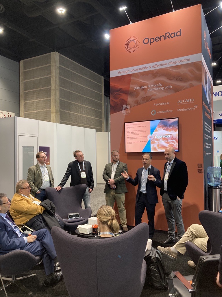 open_rad's tweet photo. 📣Yesterday we officially launched OpenRad & its Enterprise Edition at #RSNA22. Our Enterprise Edition enables cloud-based reporting & collaborative workflows across companies. Read more:👉https://t.co/pun4EofHAU
#teleradiology #medicalimaging #remotereporting #launch @RSNA https://t.co/UNi8UyGwWR