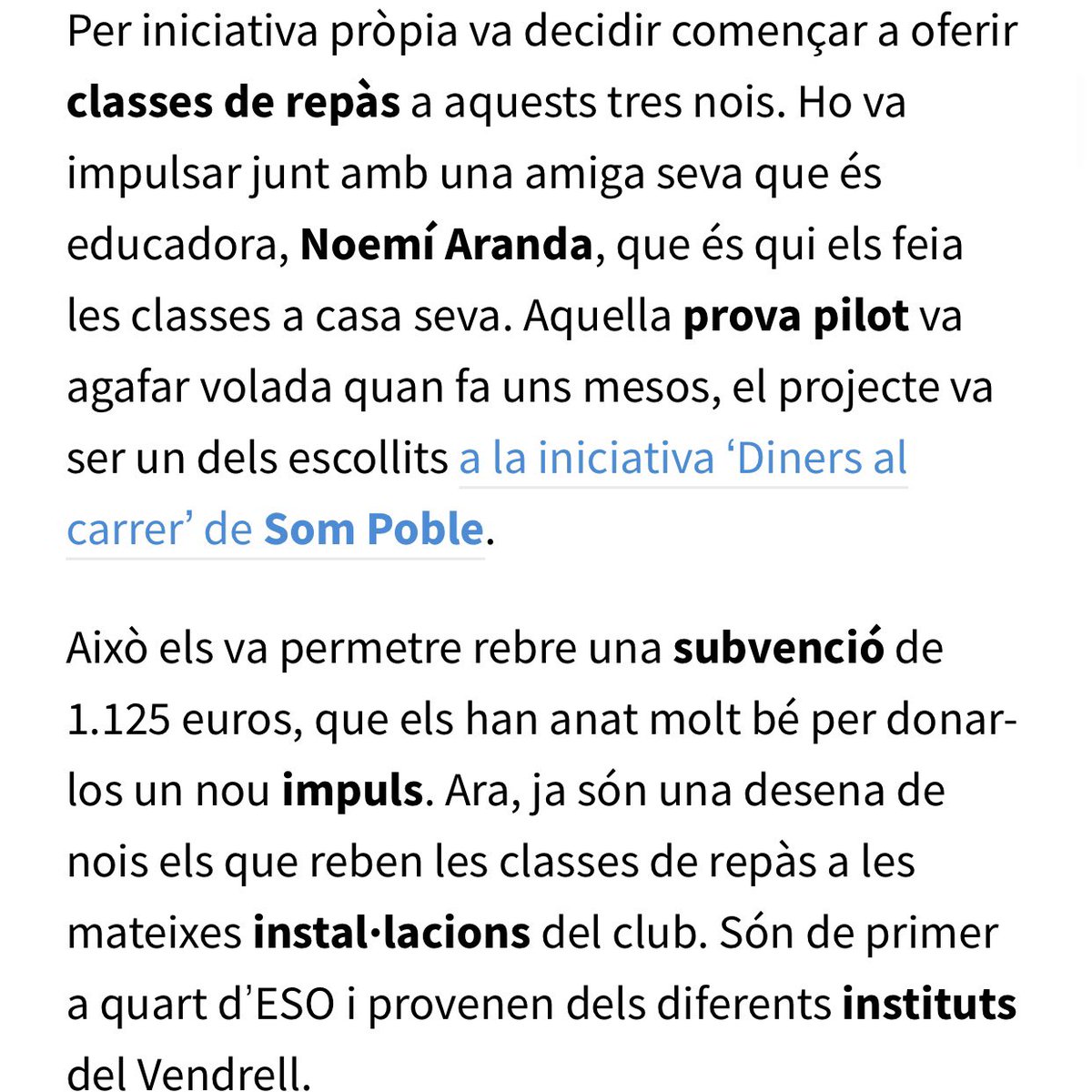 Som_Poble's tweet photo. Encantades de haver pogut ajudar al desenvolupament del projecte social de la @UETancat
Projectes que cobren vida gràcies al treball diari de les persones responsables d’aquests. Sempre al vostre costat 👇🏼
https://t.co/wEegGVGAtN
#RecuperemElVendrell #DinersAlCarrer https://t.co/8qyjtyN7W5