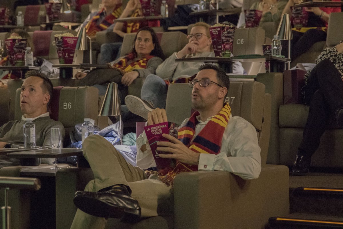 Thank you everyone who joined us at our official screening event in #Madrid – a great evening celebrating the #FIFAWorldCupQatar2022  #QatarAirways