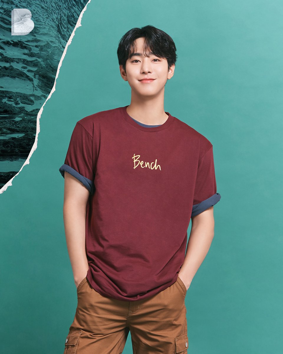 benchtm's tweet photo. Show off your pretty boy looks and stand out in this timeless tee as seen on our newest Oppa, Ahn Hyo Seop! 👦💯

#BENCHxAHNHYOSEOP
#BENCHHeritageTees https://t.co/OFJyvZwcNb