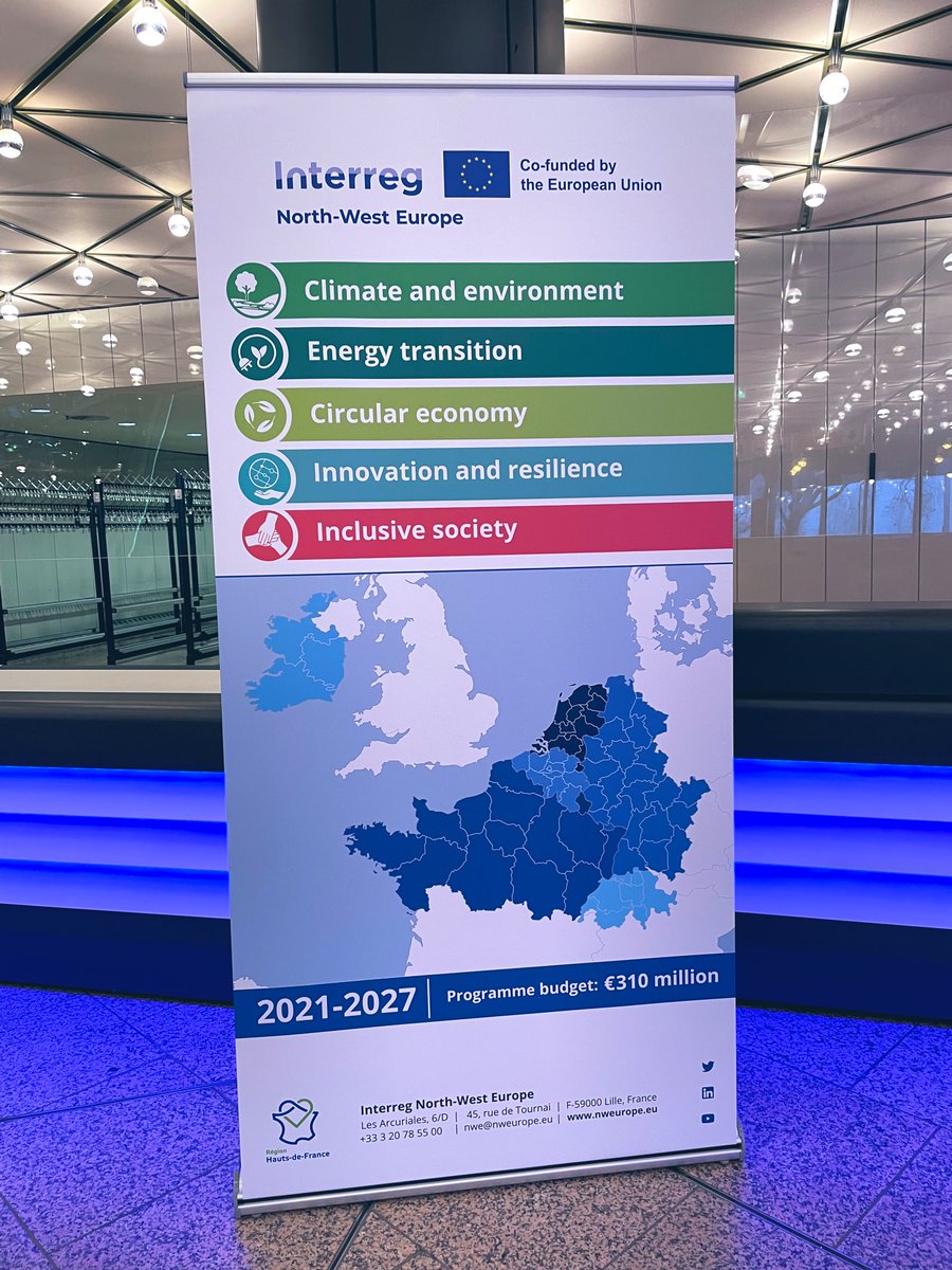 INTERREG_NWE's tweet photo. We’re ready for you, Düsseldorf 🇩🇪Looking forward to the start of our NWE #PIForum, our 1st physical event in 3 years!
See you at the Stadthalle 👋🏻 https://t.co/RESku5phKB