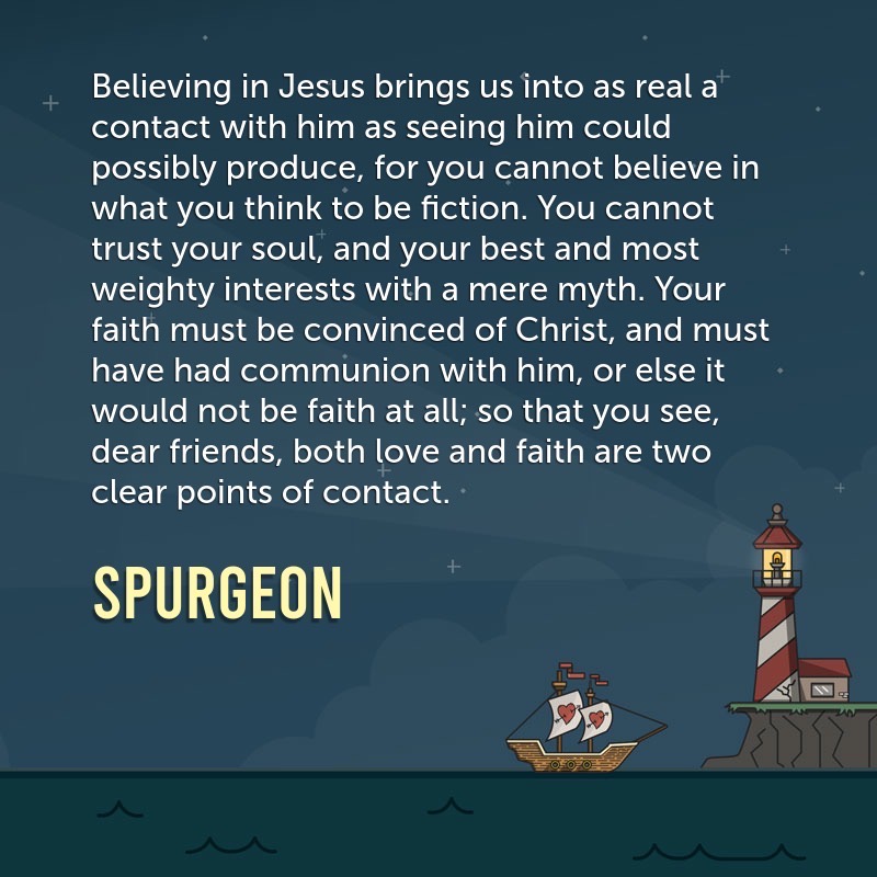 ReadingSpurgeon's tweet photo. Love and faith in contact with Christ.
#Spurgeon #s698 https://t.co/btbi29rwyk
