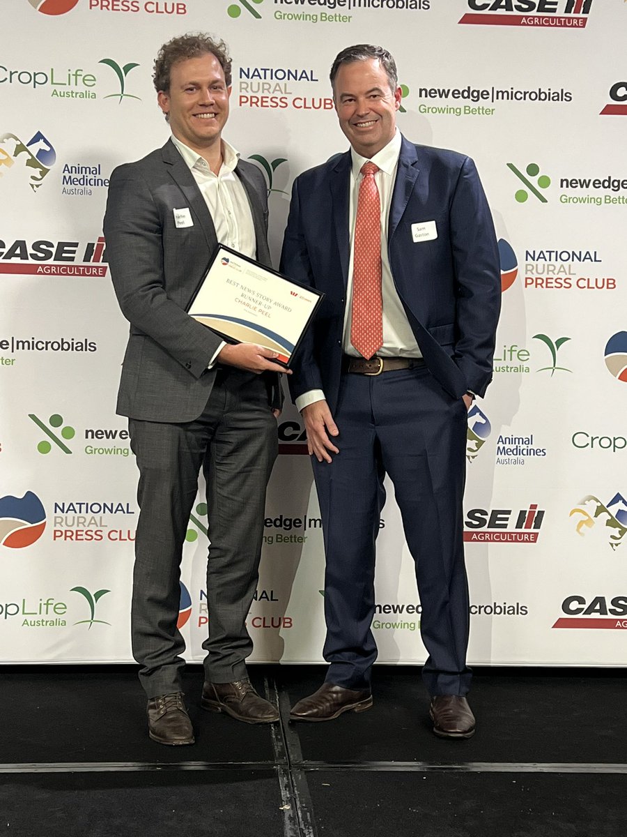 The Best News Story runner up award sponsored by our foundation sponsor <a href="/Westpac/">Westpac Bank</a> goes to <a href="/charliepeeled/">Charlie Peel</a>