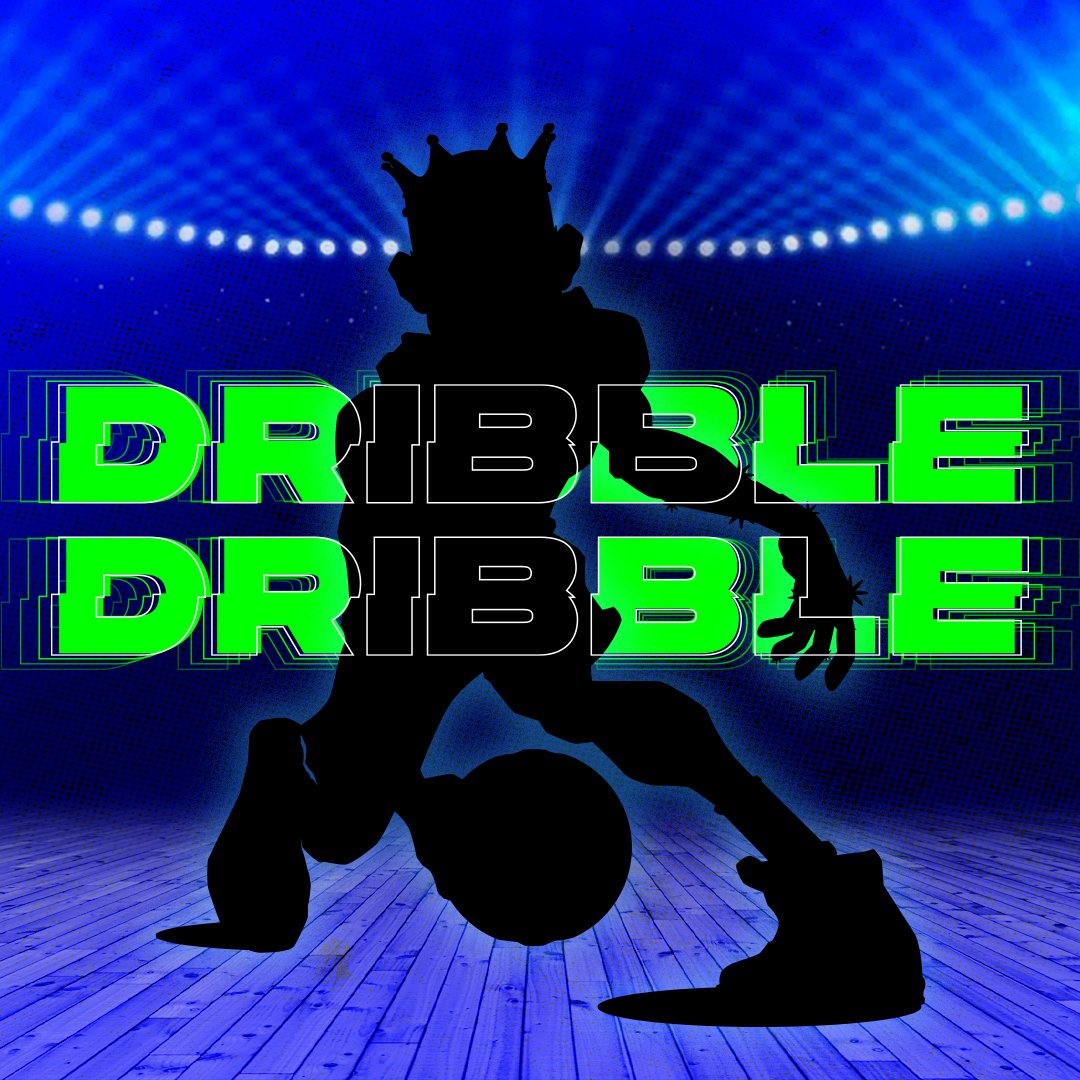 Between the legs, step back, shoot, and score. 
#DribblingBallie #MerchDesign 👀🏀🔥