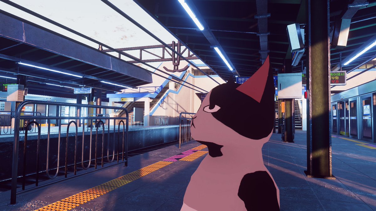 vrman2022's tweet photo. わたくし、VRChatのワールドを色々観光しています。
本日の写真テーマは「旅情」。

#VRChat #VRMAN https://t.co/vaH0v9MUGA