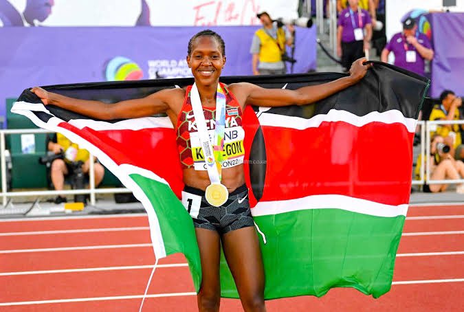 AwardsSoya's tweet photo. 2022 Sportswoman of the Year Nominees;
Janet Akello-Rugby 
Mary Moraa-Athletics 
Maxine Wahome-Motorsports 
Angela Okutoyi-Tennis 
Faith Kipyegon - Athletics 
Natalie Akinyi - Basketball
Corazon Aquino - Football
Naomi Wafula - Golf
Beatrice Chebet - Athletics 
#SoyaAwards2022 https://t.co/J1RKdUdKEW