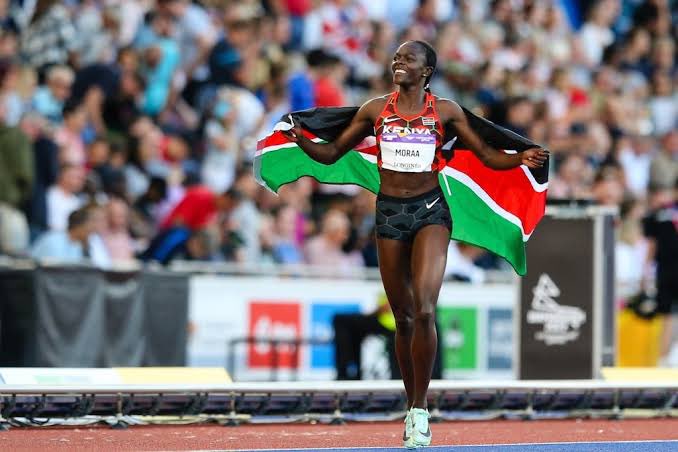 AwardsSoya's tweet photo. 2022 Sportswoman of the Year Nominees;
Janet Akello-Rugby 
Mary Moraa-Athletics 
Maxine Wahome-Motorsports 
Angela Okutoyi-Tennis 
Faith Kipyegon - Athletics 
Natalie Akinyi - Basketball
Corazon Aquino - Football
Naomi Wafula - Golf
Beatrice Chebet - Athletics 
#SoyaAwards2022 https://t.co/J1RKdUdKEW