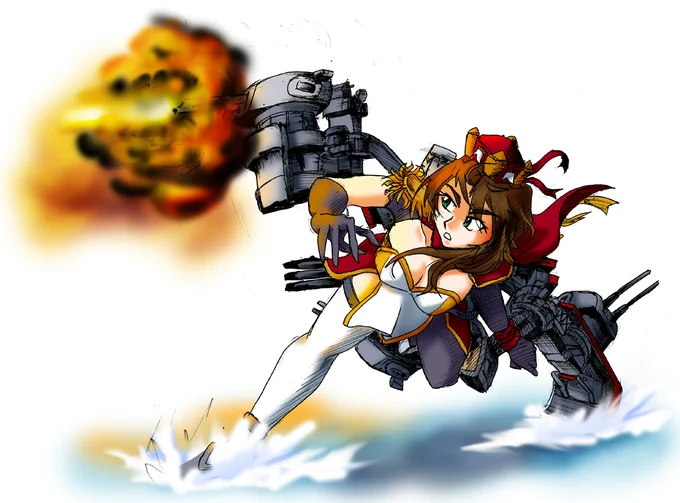 それはそれとし、アズレンのエクセターかなり好きです。#あなたのTLに重巡を 