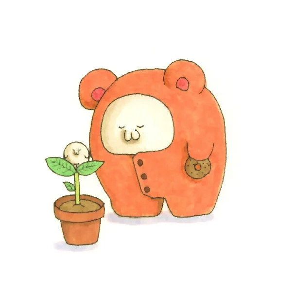 秘密の植物#荒巻スカルチノフ #イラスト 