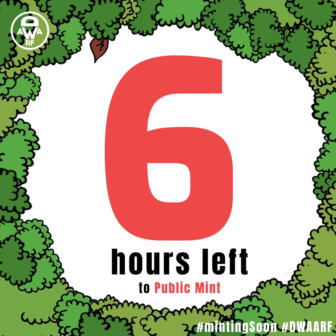 dwaarfwtf's tweet photo. 6 hours to MINT🔥
🔗 https://t.co/X2PNBM4qTz
#countdown #DWAARF #MintingSoon https://t.co/LKb2cnXSXi