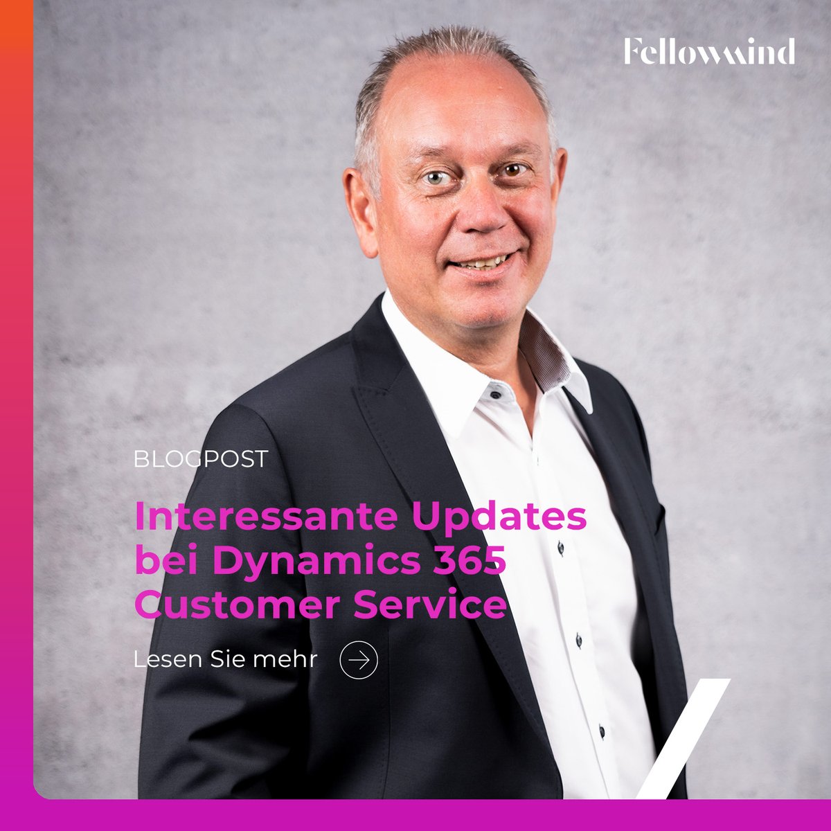 𝐃𝐲𝐧𝐚𝐦𝐢𝐜𝐬 𝟑𝟔𝟓 𝐂𝐮𝐬𝐭𝐨𝐦𝐞𝐫 𝐒𝐞𝐫𝐯𝐢𝐜𝐞 𝟐𝟎𝟐𝟐: 𝐖𝐚𝐬 𝐢𝐬𝐭 𝐧𝐞𝐮?
Wir haben für Euch die interessantesten Neuerungen der #Dynamics365 #CustomerService Release Wave 2 zusammengefasst. Mehr dazu: fellowmindcompany.com/de-de/insights…