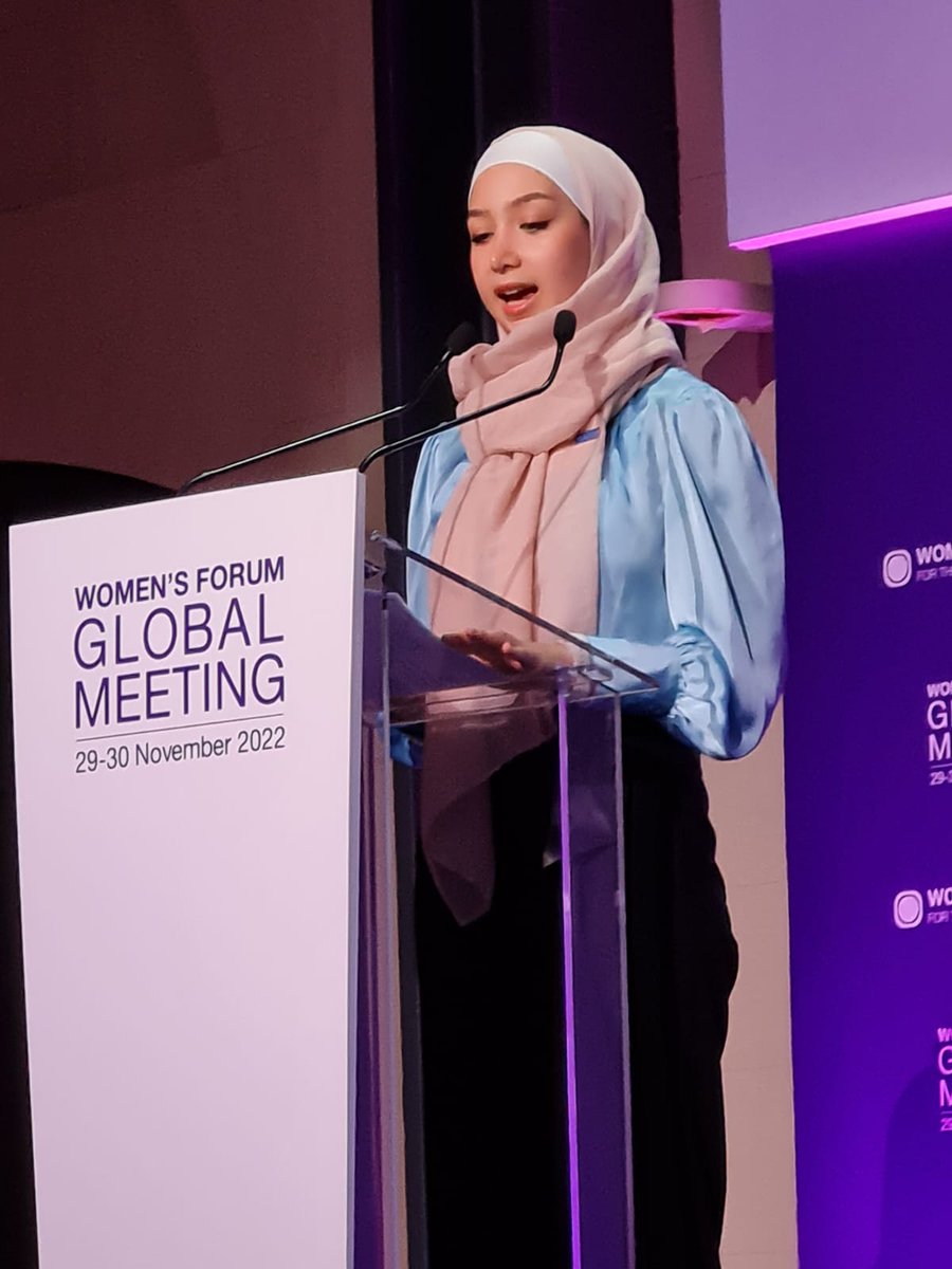 Women's Forum (@womens_forum) on Twitter photo 📢 An inspiring talk with <a href="/GhazalMia/">Maya Ghazal</a>, first female Syrian refugee pilot and <a href="/Refugees/">UNHCR, the UN Refugee Agency</a> Goodwill Ambassador: "Education is an investment in development, human rights and peace. Now it's time to invest." 📢 An inspiring talk with <a href="/GhazalMia/">Maya Ghazal</a>, first female Syrian refugee pilot and <a href="/Refugees/">UNHCR, the UN Refugee Agency</a> Goodwill Ambassador: "Education is an investment in development, human rights and peace. Now it's time to invest."