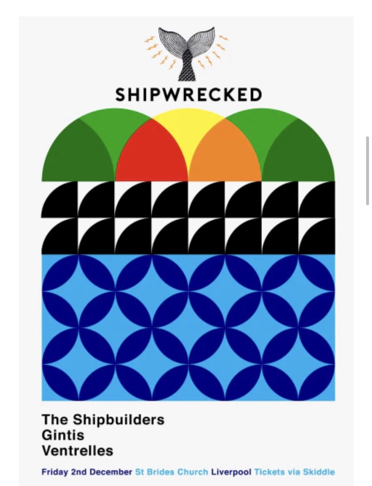 We are supporting the amazing Shipbuilders Fri eve at St Brides, come along for a night of amazing music 🎵 skiddle.com/whats-on/Liver…