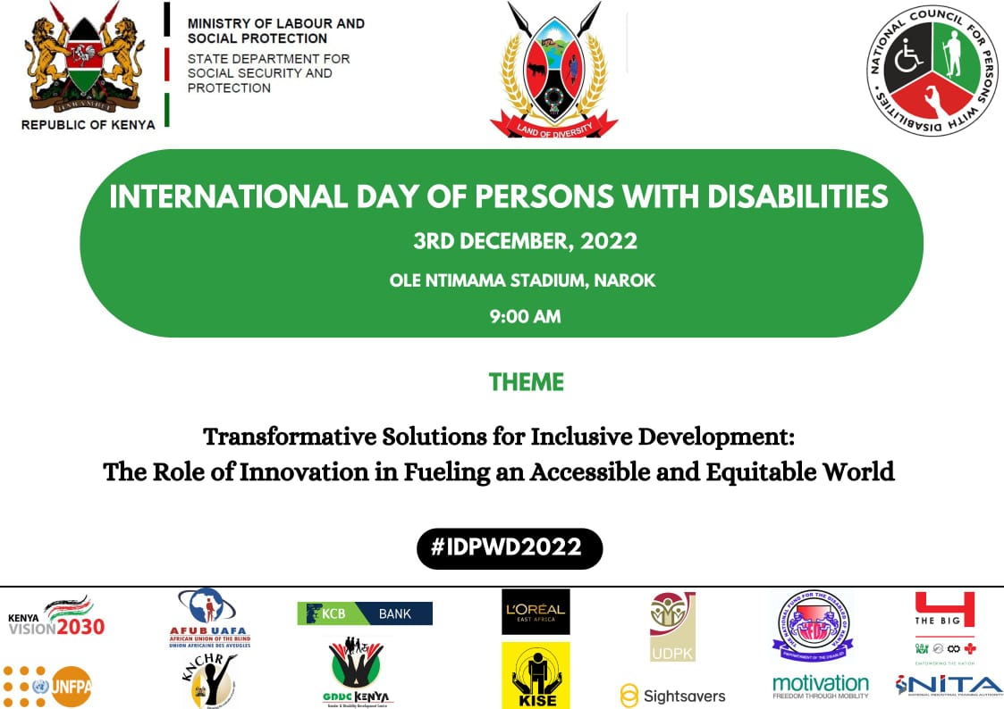 TMihari's tweet photo. International Day of Persons with Disabilities 2022. #IDPWD2022 @Ncpwds @DSD_Kenya @LabourSPKE @UDPKenya @KISE_Kenya https://t.co/lPrzDnm0gU