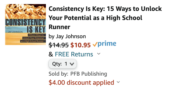 If you've read Consistency Is Key, I have a favor to ask you.
Would you be willing to...

• Tell someone it's only $10.95 for the next 48 hrs (ends Dec 1)
or 
• Leave a review on Amazon
or
• Retweet this

Thank you to everyone who has purchased a copy! 
bit.ly/Consistency_Is…