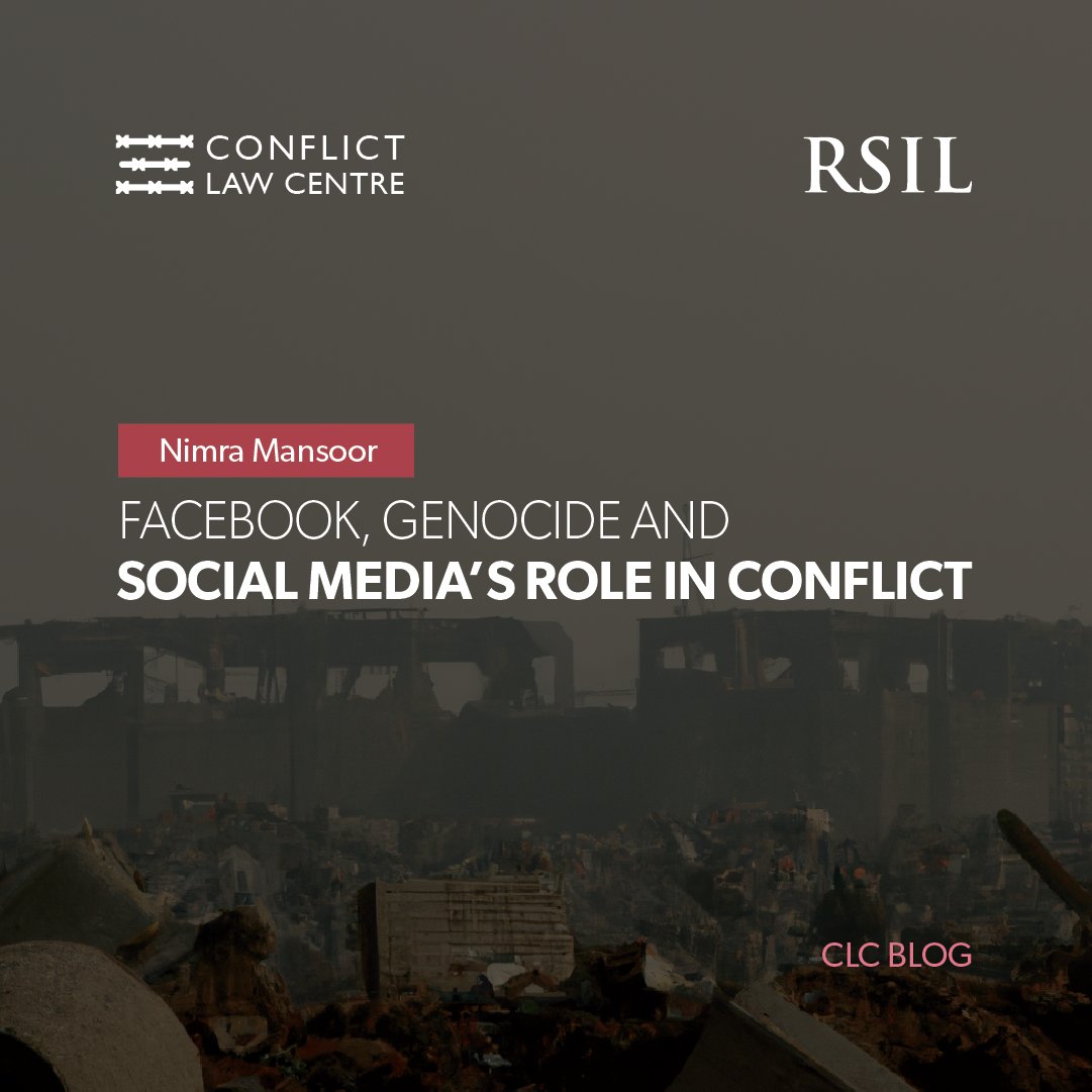 clc_rsil's tweet photo. In 2018, @Meta acknowledged its role in perpetuating violence during the #Rohingya #genocide
In our latest on the #CLCBlog, Nimra Mansoor explores the role of social media in perpetuating violence & what can be done to hold Big Tech accountable
Read here https://t.co/DPKpTWhgM1 https://t.co/bRNNiLZlPj