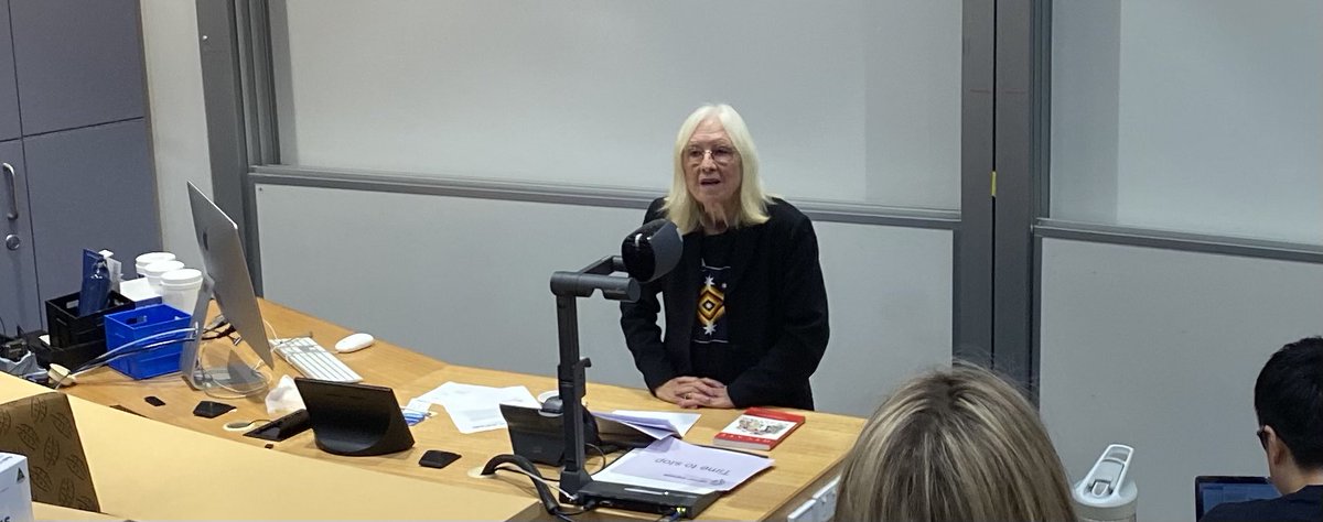 The legend who is Professor Carole Ferrier. 50 years of #GenderStudies - we are in the presence of greatness. #ActivistEnergies -‘we still need our rage &amp; our outrage’