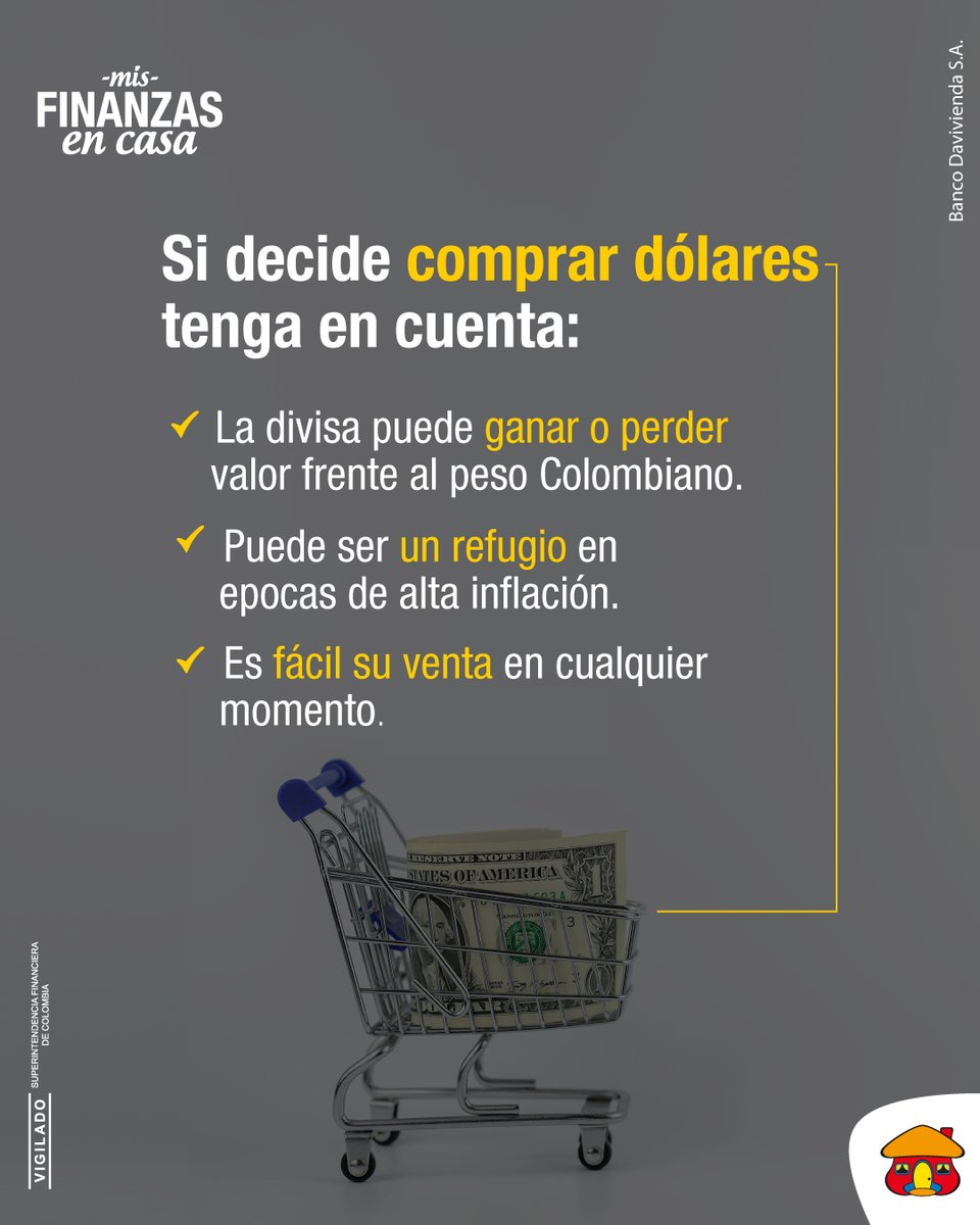 ¿Es bueno comprar dólares en estos momentos?🤔
Le contamos: 👇
Si este tip le gustó ¡Guárdelo!💾

#Dolar #dolares #metasfinancieras #TipsFinancieros #FinanzasParaTodos
