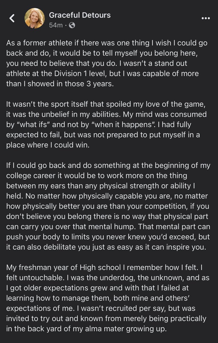 allysonschwab's tweet photo. Just a reminder to the starters, non-starters, scholarship athletes and walk ons : you belong here.
#vtsb #collegeathletics #gracefuldetours https://t.co/SeZBTT7YFs