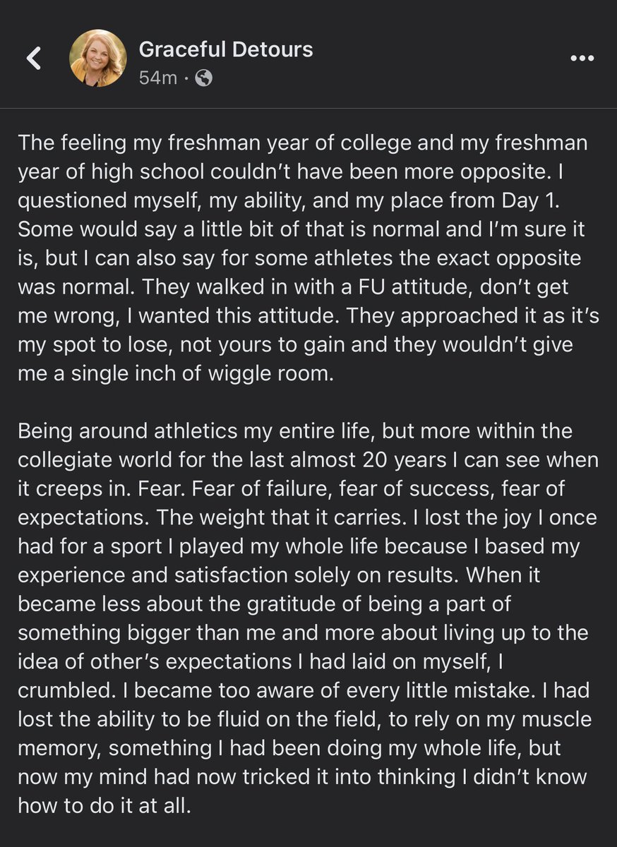 allysonschwab's tweet photo. Just a reminder to the starters, non-starters, scholarship athletes and walk ons : you belong here.
#vtsb #collegeathletics #gracefuldetours https://t.co/SeZBTT7YFs