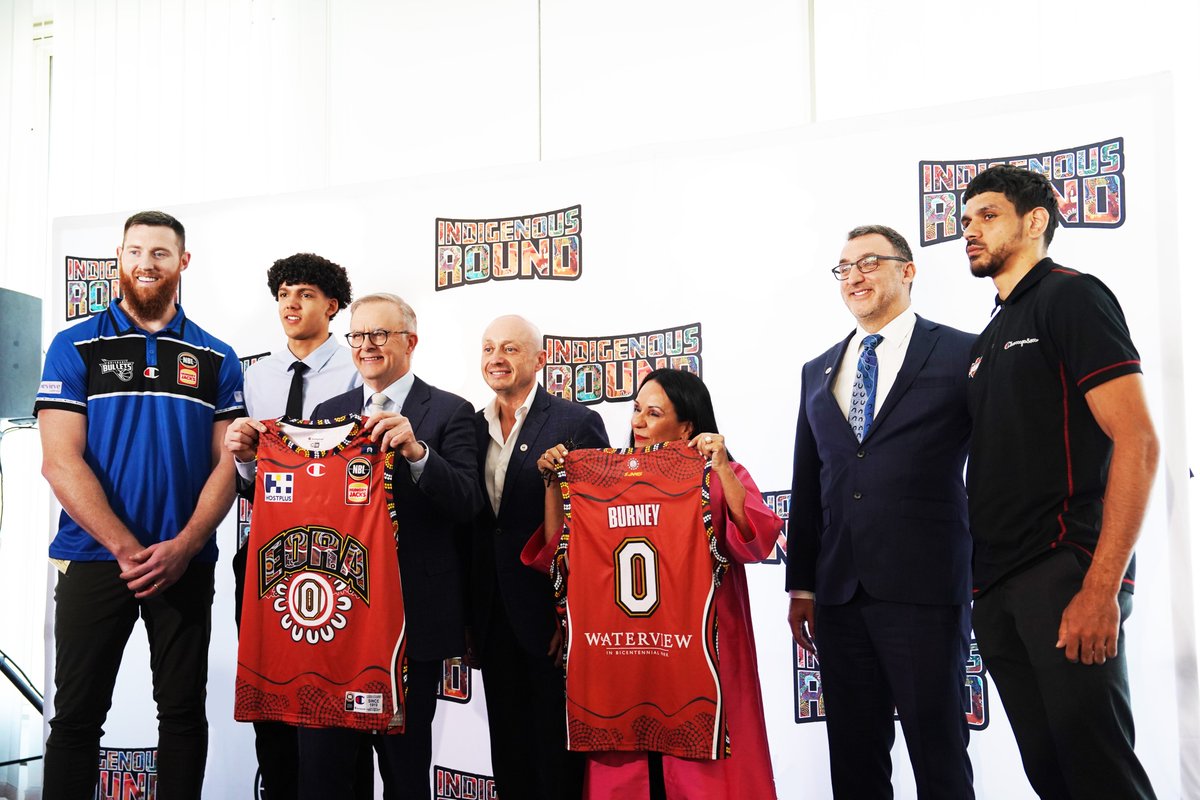 NBL's tweet photo. @AlboMP #NBL23 stars Aron Baynes and Will Hickey were also in attendance to show their support.

Hickey is currently one of two NBL players signed under the Indigenous Player Rule. https://t.co/yEHhvd5ibX