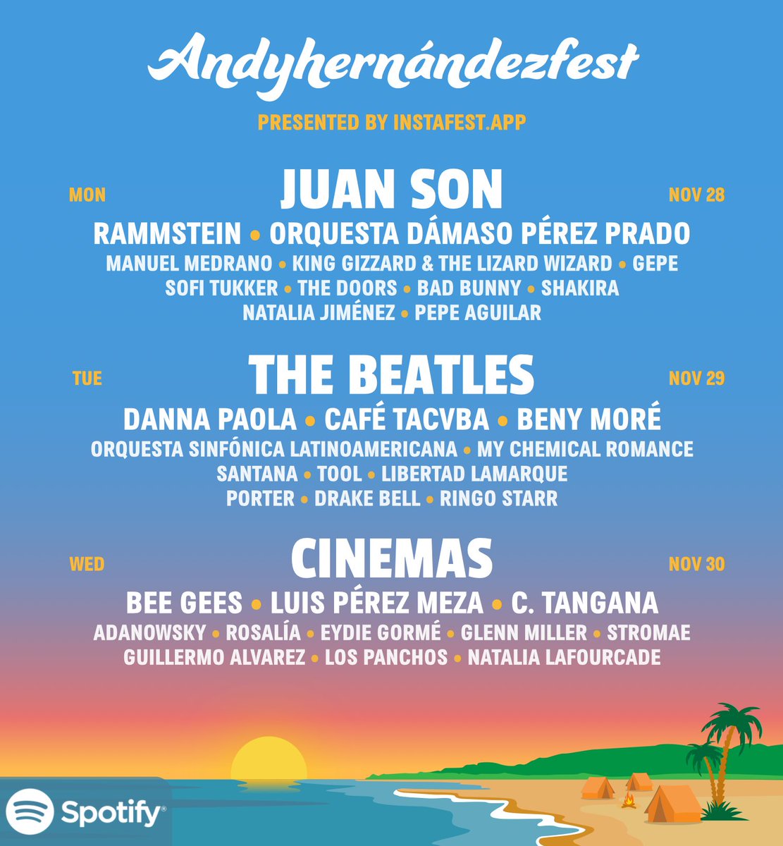 ynda_ynda_'s tweet photo. Encabezas el cartel de mi Andy Fest @juansonmio  Jajajajajaja tq!! #juanson #juansonfans https://t.co/nNxCyOs1Na