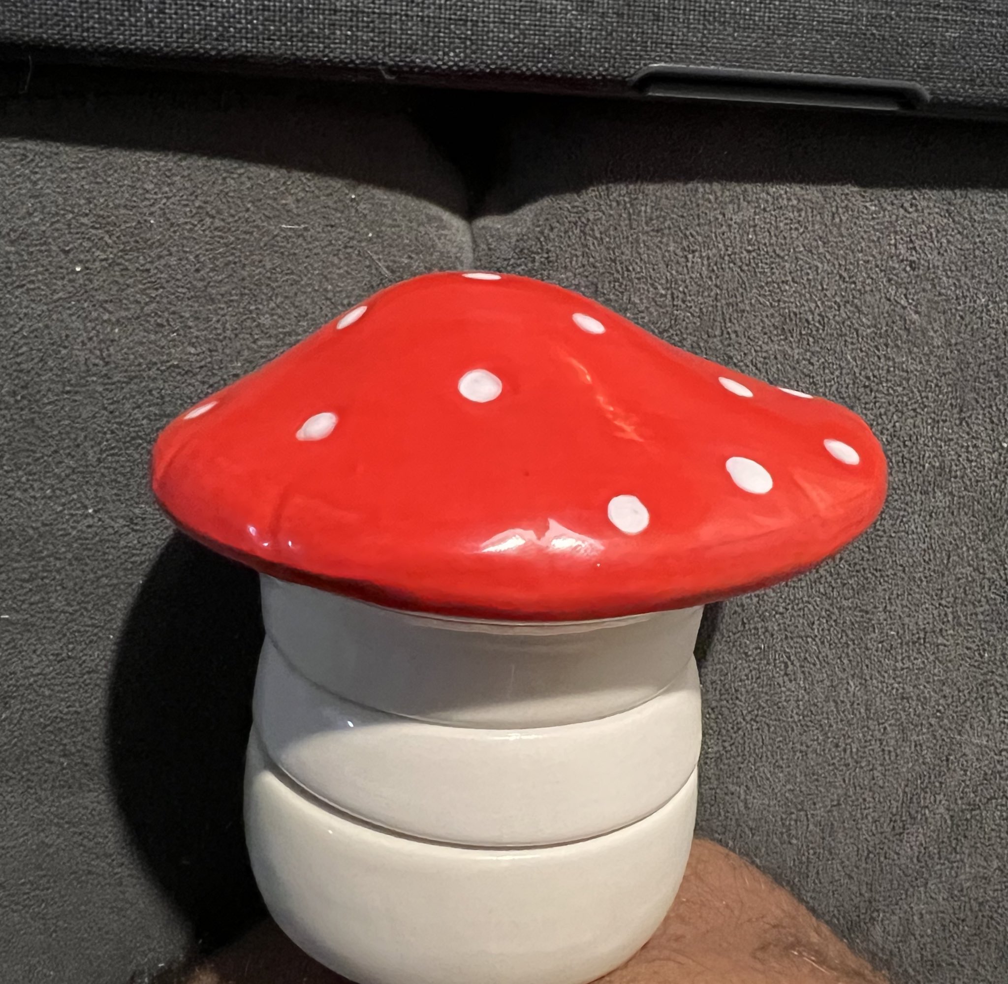 g. on X: why i found the cutest mushroom grinder..functional