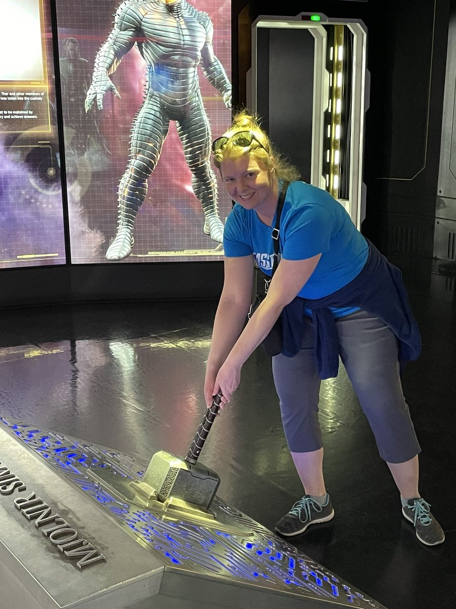 lisaweberobrien's tweet photo. Had an absolute blast geeking out @AvengersStation @TIvegas today with @callme4hogfeed & our wonderful VIP tour guide, Jon.
#AVENGERSSTATION #Avengers #Marvel #Mjolnir
I’ll post more pics in a thread below… https://t.co/FoPwaCbjqK