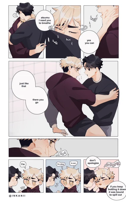 Not Enough (5/?)
#haikyuu #sakuatsu 