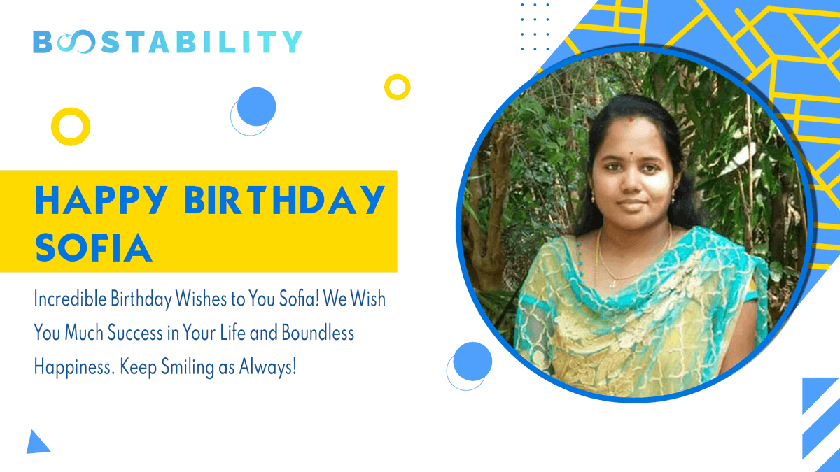 Boostabilitycbe's tweet photo. Boostability Family wishes you an unforgettable birthday! May your birthday be the start for a happy year filled with good luck, good health, and much happiness.

#Happy #Birthday #Wish #HappyBirthdayWishes #Wishes #Team #HBD #Boostability #Teamboostability #Sofia https://t.co/23x7tBLapX