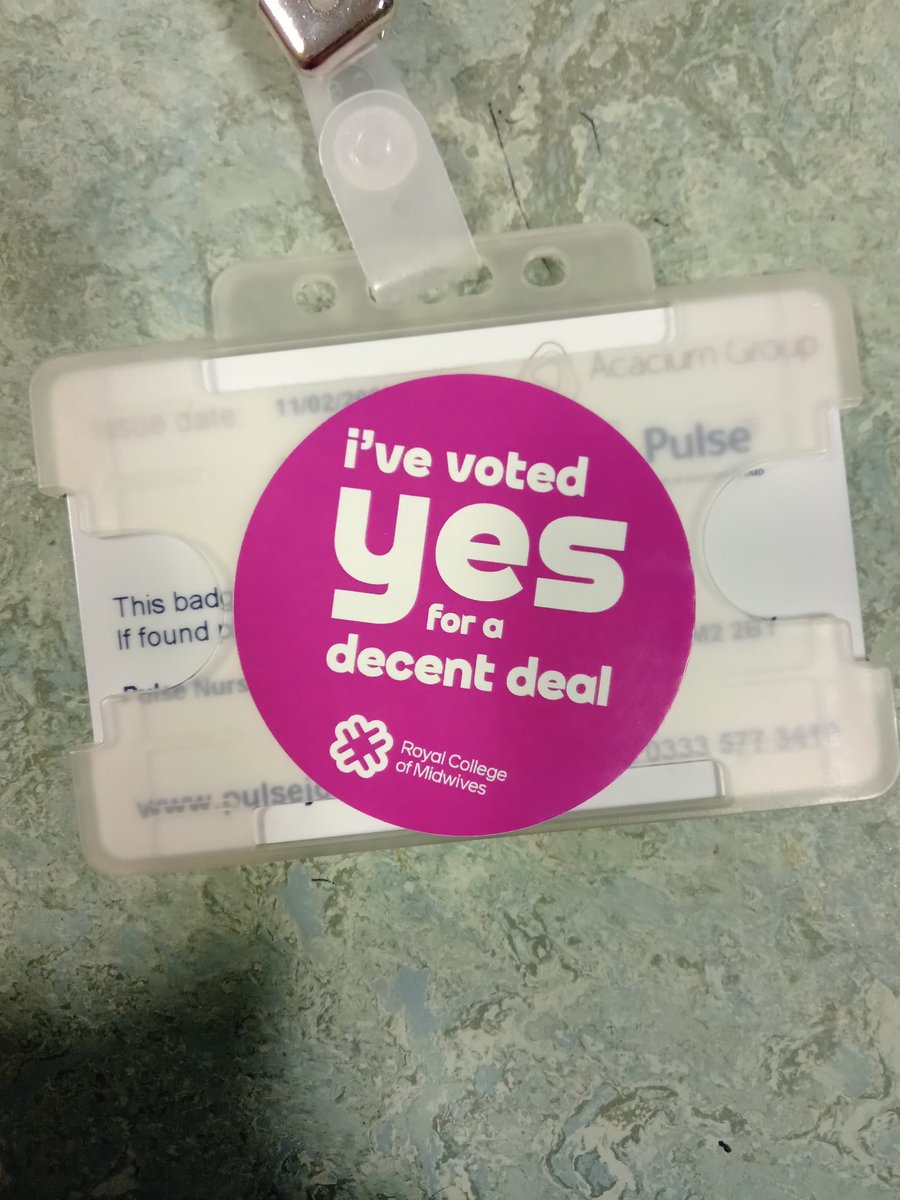 charlotte_dawn_'s tweet photo. I voted yes to the midwives' strike.
The UK is short 2600 midwives.
Midwives are burned-out, stressed, overworked, underpaid and leaving the profession at record rates.
We need midwives.
Enough is enough ✊
@eiecampaign #midwivesstrike @midwivesmarch https://t.co/TZ20Po8uaU