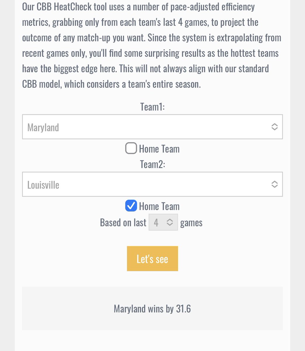 2 games I love tomorrow are 
Maryland -12 
USM -6 

The calculator had both winning by more than 15