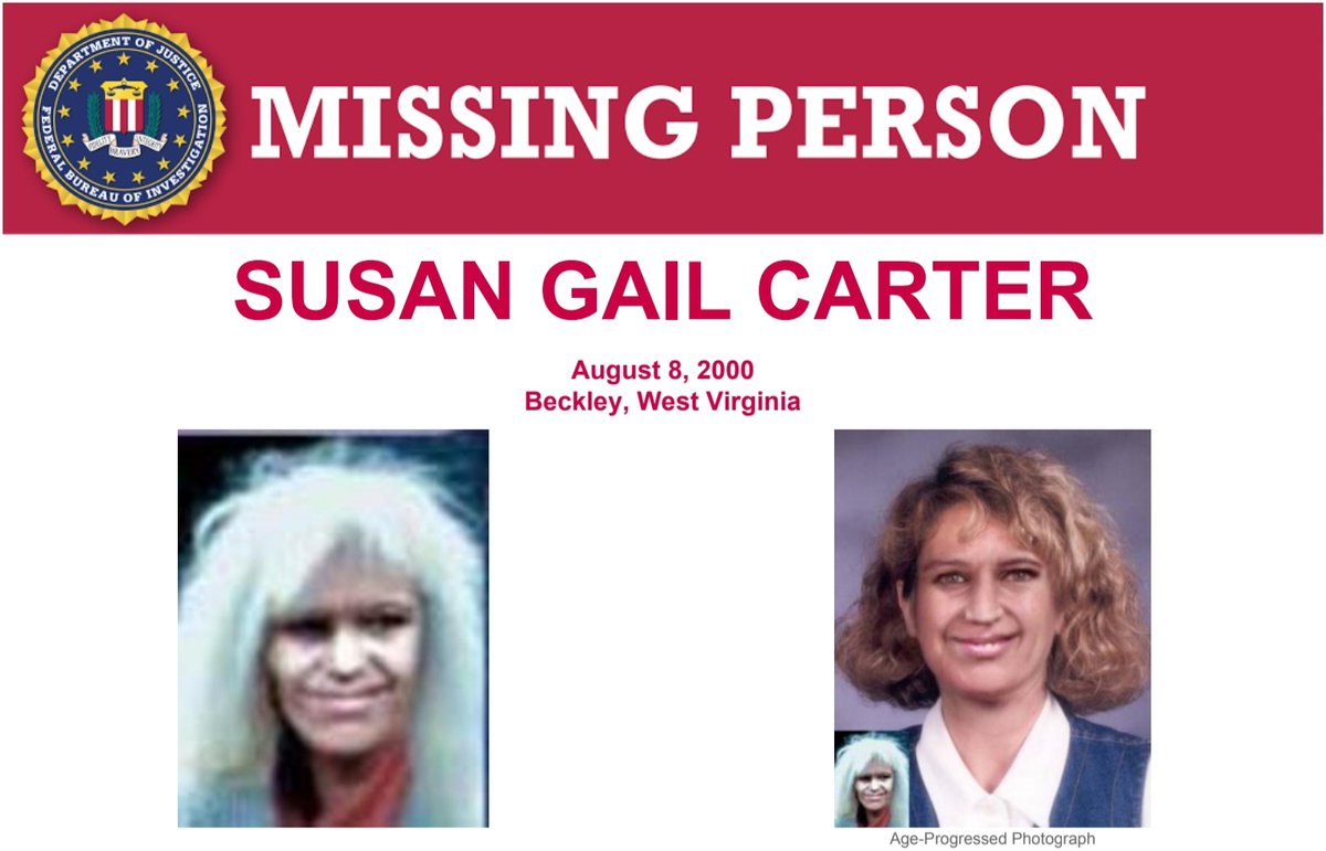#Missing #NaTashaAlexCarter #AlexCarter #StillMissing #BeckleyWestVirginia #WestVirginia #FBI #Reward #Disappearance #MissingPerson #SusanGailCarter #SusanGailCarterWebb #MissingInAmerica
#Truecrimeunlimited
linktr.ee/truecrimeunlim…