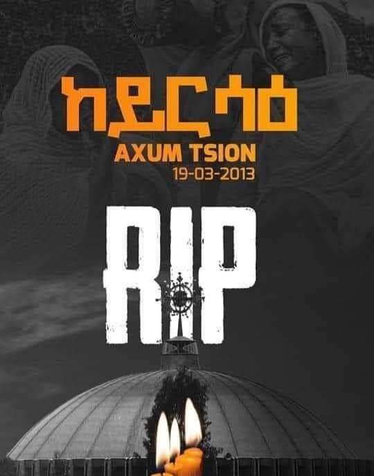 BashaDesta's tweet photo. 2nd year commemoration of Axum massacre by 🇪🇷n troops. More than 800 people were killed on the streets of the historical city Axum, 2 years ago. The int'l community knows this, but preferred silence over human rights advocacy. Tigray is still calling for justice!
@POTUS @UN @hrw https://t.co/h60GV8AztW