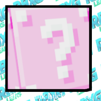 Lucky Block Pink [1.7.10] for Minecraft