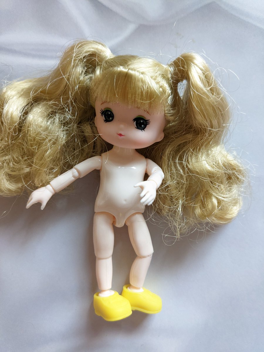 セリアボディ 7センチ。 ミキちゃんに無事つきました！ ちょっと痩せた