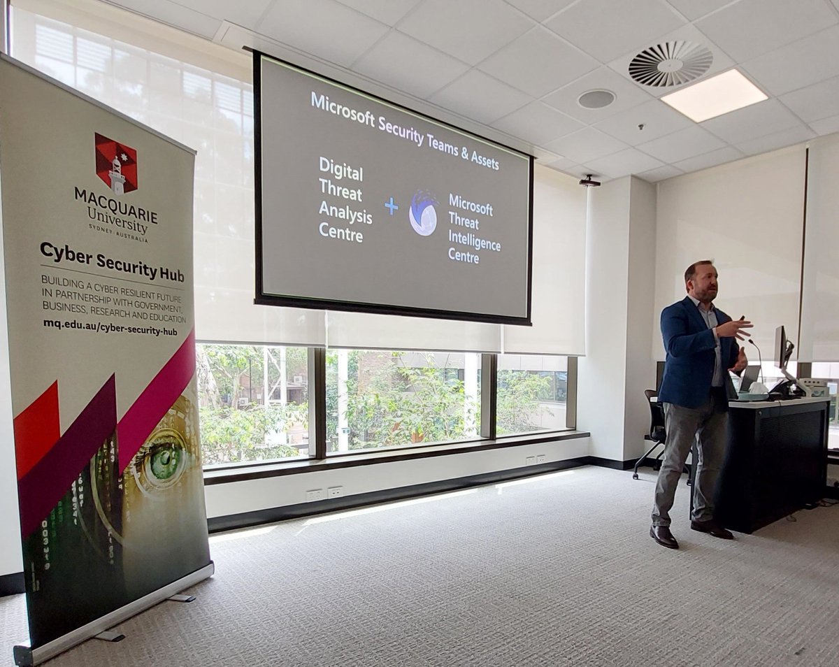 Macquarie University Cyber Security Hub tweet media