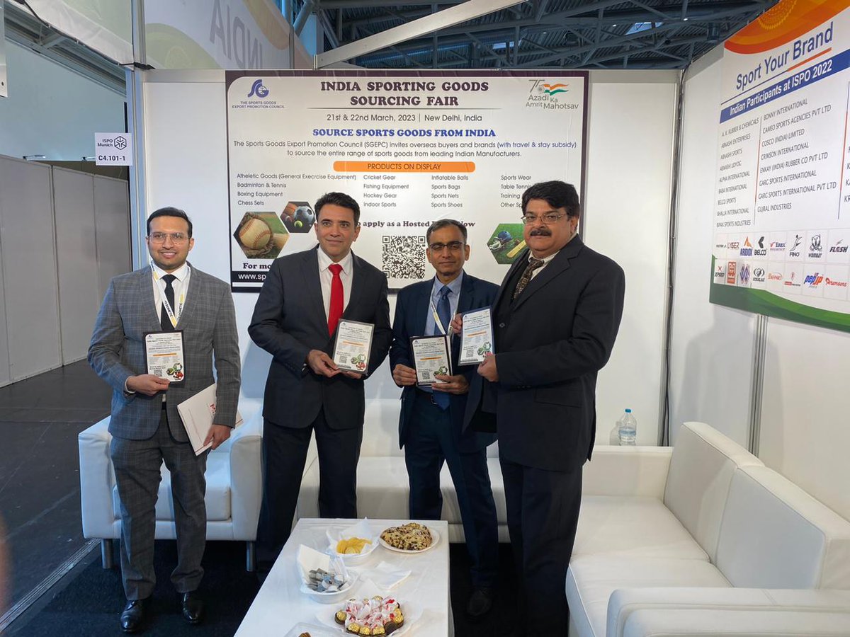 sgepc1958's tweet photo. Online registration of buyers launched for the RBSM of Sporting goods, scheduled in March 2023, at New Delhi. https://t.co/dfUmKPzwY7