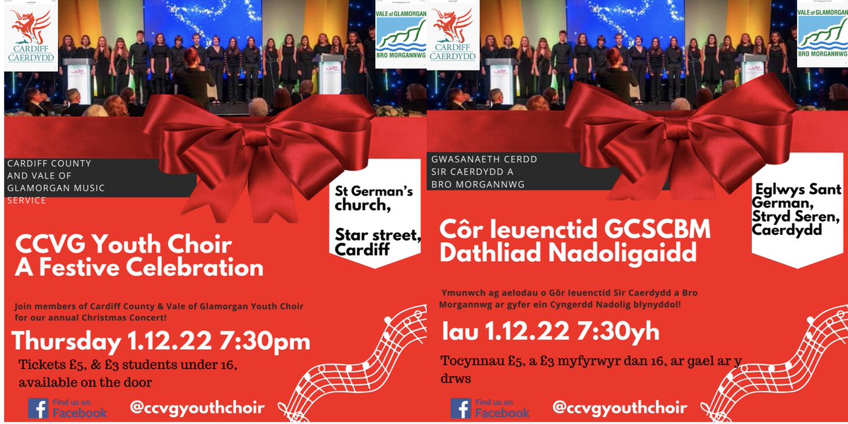 cerddcf's tweet photo. Edrych ymlaen i ddechrau cyngherddau Nadolig wythnos yma gyda's Cor Ieuenctid Nos Iau
Looking forward to starting our Christmas Concerts this Thursday with the Youth Choir @StGermans1884 
🎄🎄🎄🎄 https://t.co/Qh1slqlJWd