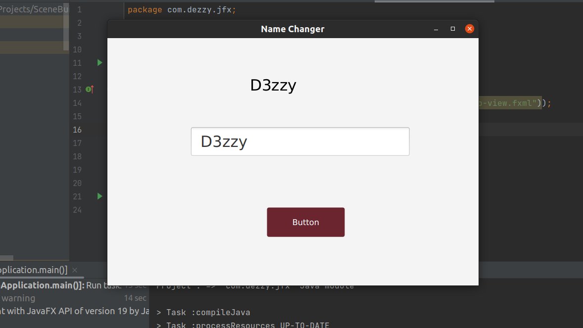 nebadesmondc's tweet photo. Day 28 of #100DaysOfCode
Enter a new phase of #javafx using Scenebuilder,
started off today. For beginner purposes i created a small name changer program ... more fun stuffs are on the way #TrustTheProcess 😀
#scenebuilder https://t.co/lGPYkb0NTy