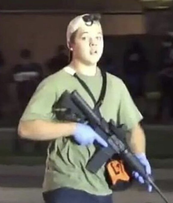 lisakrstin's tweet photo. Every time murderer trends on Twitter, I think of Kyle Rittenhouse.
Went to Kenosha to provide medical assistance with an AR-15. https://t.co/Wzw7FkHALj