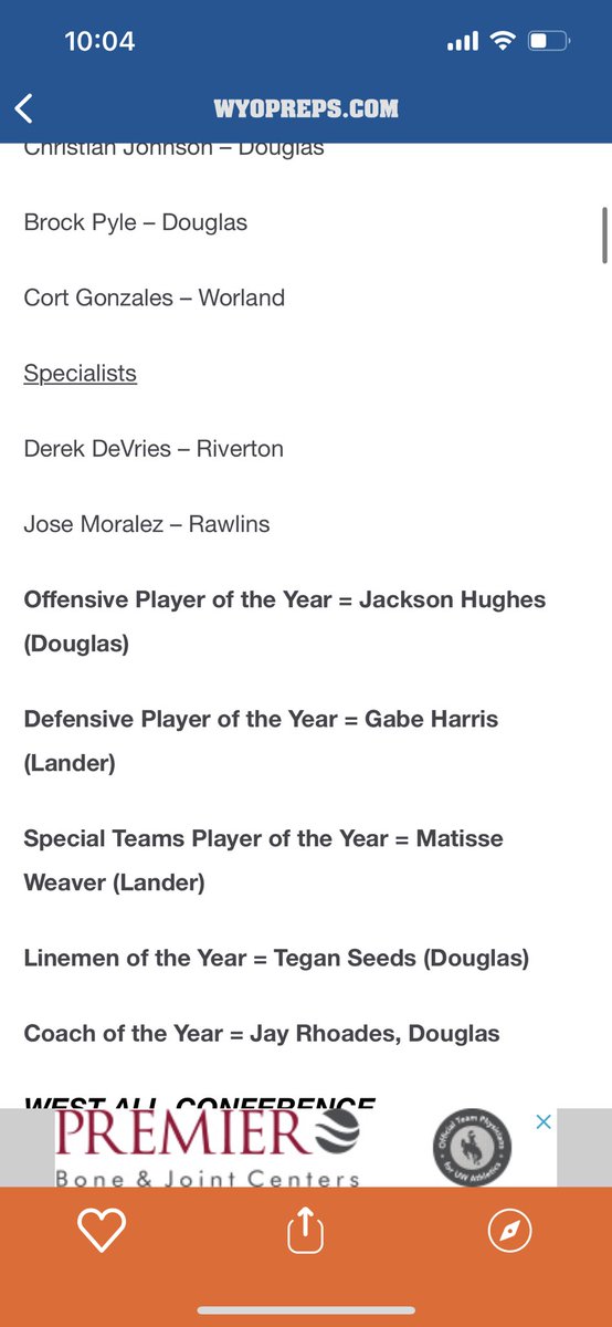 Jackson73819's tweet photo. I am honored to be selected as the 3A East Offensive Player of the Year and selected as an all-state receiver. https://t.co/nwaX4937TD