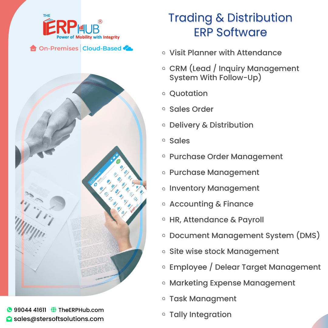 TheERPHub's tweet image. Easy ERP Software for Traders, Distributors, and Retails

For more Details:theerphub.com/trading-erp-so…

#stersoftsolutions #tradingerp #tradinganddistribution #besterpsoftware #distributors #traders #retailers #tradinganddistributionerp #erpmodules #tradinganddistributionerpsolutions