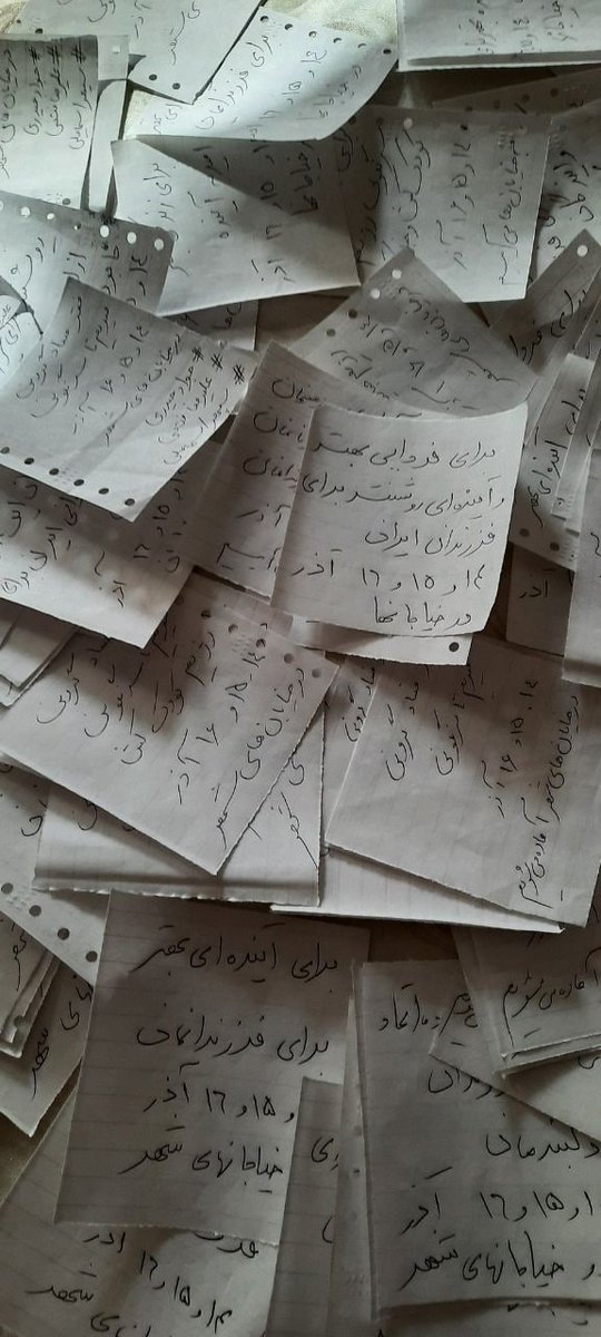 Hashshaashin's tweet photo. یک هفته‌ست دارم فحش میخورم.
اما بیش از ۱۴۰ شهر فراخوان رو چاپی و دستنویس بردن کف جامعه.
روز و شب کارم شده هماهنگی یا خواهش از فالووربالاهای اینستاگرام و تلگرام که فراخوان رو کار کنند.
امروز هم خوشحالم اسیر سنگ‌اندازی نشدم و صداش به همه جا رسیده
#مهسا_امینی
#فراخوان_۱۴_۱۵_۱۶_آذر https://t.co/u9C2EZhWpF