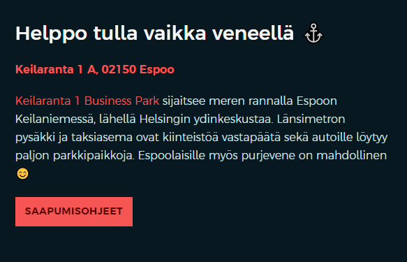 Kiitos houkuttelevasta vinkkauksesta, mutta valitsin tänään kuitenkin toisen ympäristöystävällisen tavan saapua tapahtumaannne #hyvinvointialueuudistus2022 
<a href="/professio/">اكاديمية فيصل الدخيل الرياضية</a> #purjehdus #marraskuu