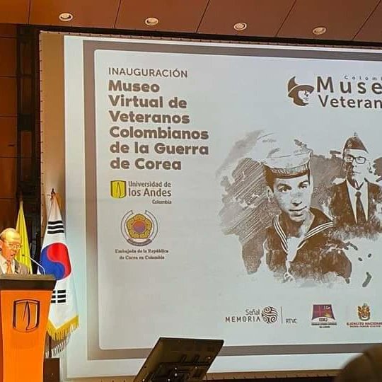 FunvecoreaCol's tweet photo. Inauguración Museo Virtual de los Colombianos que participaron en la Guerra de Corea. https://t.co/f1PuX2dvNd
