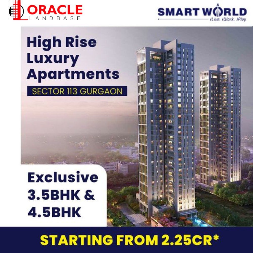 oracle_landbase's tweet image. Elan Group Launches 3, 4 &amp;amp; 5 BHK - Ultra Luxury High Rise Apartment&quot; Sec-106 Dwarka Exp. Way, Gurgaon.
For Best Offer | Call Now +91 𝟗𝟓𝟐𝟖𝟖𝟎𝟎𝟎𝟎𝟎
#oraclelandbase #smartworld113 #m3m