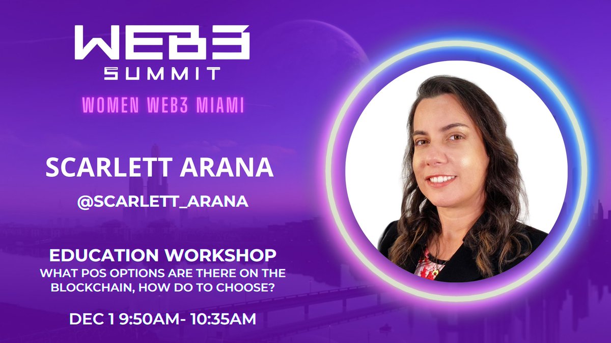 WEB3 SUMMIT | Women Web3 Miami 2022 🏝 tweet media